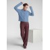Rabe - 57-114532 Warme licht blauwe gilet met knopen.